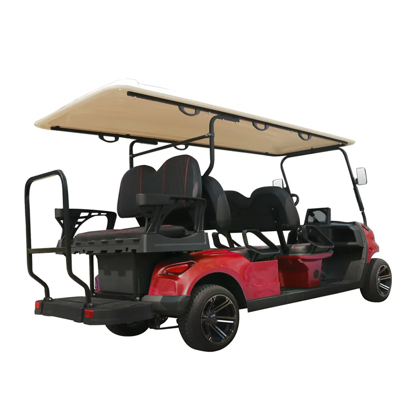 4+2 Golf Cart With 70-90KM Range for Golf Courses and Resorts Spacious Interior Safe Design Cheap Wholesale Price