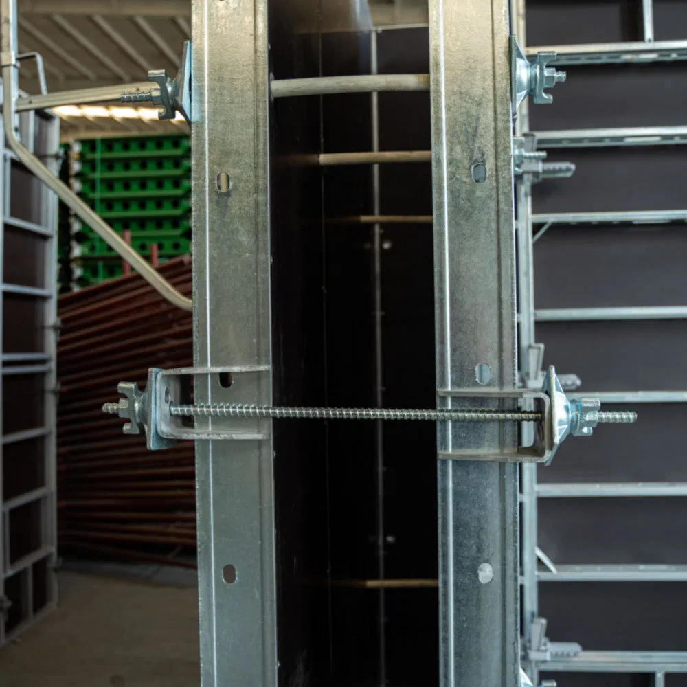 Compression Resistance Modular Panel Reusable Wall Formwork System for New City Development