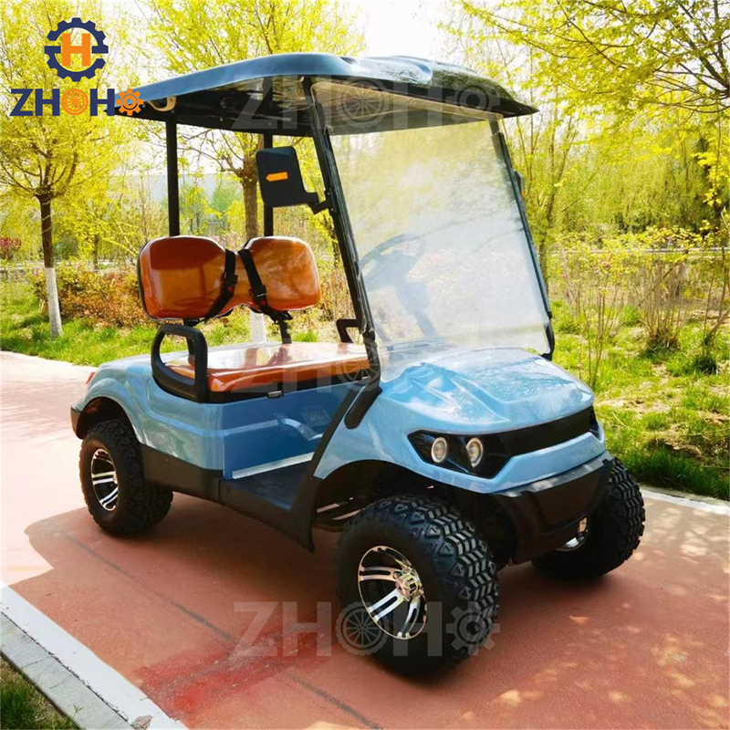 Small 2 Seater Gasoline Golf Cart US Legal Road Golf Cart Customizable