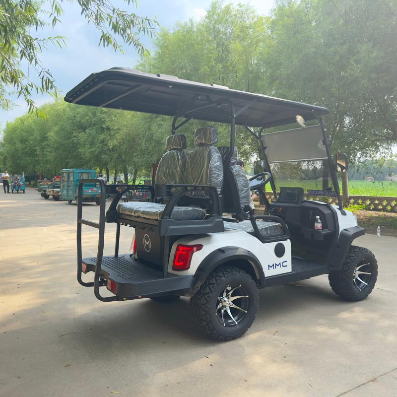 MMC High Performance 4 Seats Electric Golf Cart Trolley Lithium Battery Powered High Speed 4 Wheels Electric Golf Carts