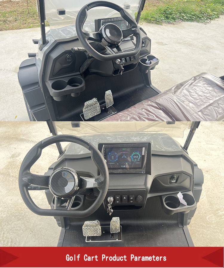 Luxury Electric 6seats Offroad Golf Cart Certified by CE DOT