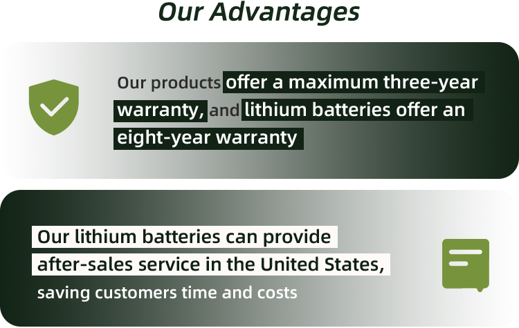 Warranty Advantages