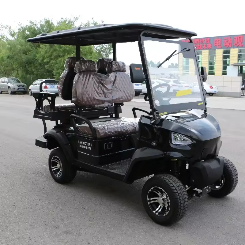 Heavy Duty 4x4 Electric Golf Cart for Rough Terrain Mountain Area with 5kw Motor 90km Range and EEC Certificate