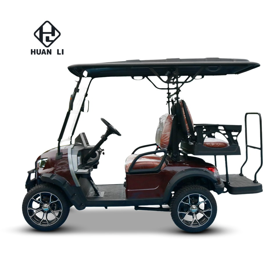 Wholesale Customizable Colors High-Speed Performance Compact-Sized Battery Golf Cart with One-Year Warranted