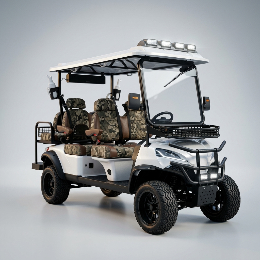 Electric Golf Cart 4 Seater 60V CE Certified 25 Grade Ability Luxury Off-Road Buggy Factory Direct 30Km/h Sightseeing Car