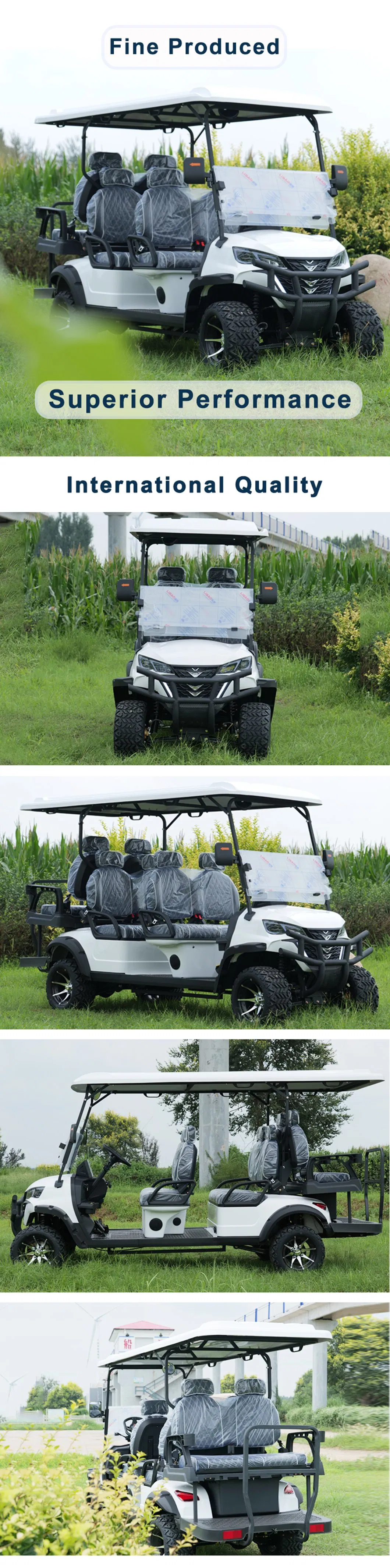 Electric Small Golf Buggies Club Course Hunting Utility Trolley Cargo Buggy Car Vehicle Cart