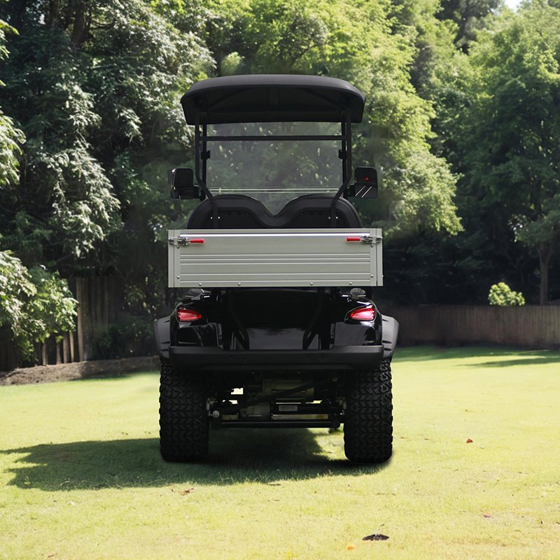 2-Passenger Utility Lifted Golf Cart with Aluminium Cargo Box