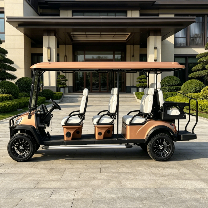 Electric Golf Cart Scene