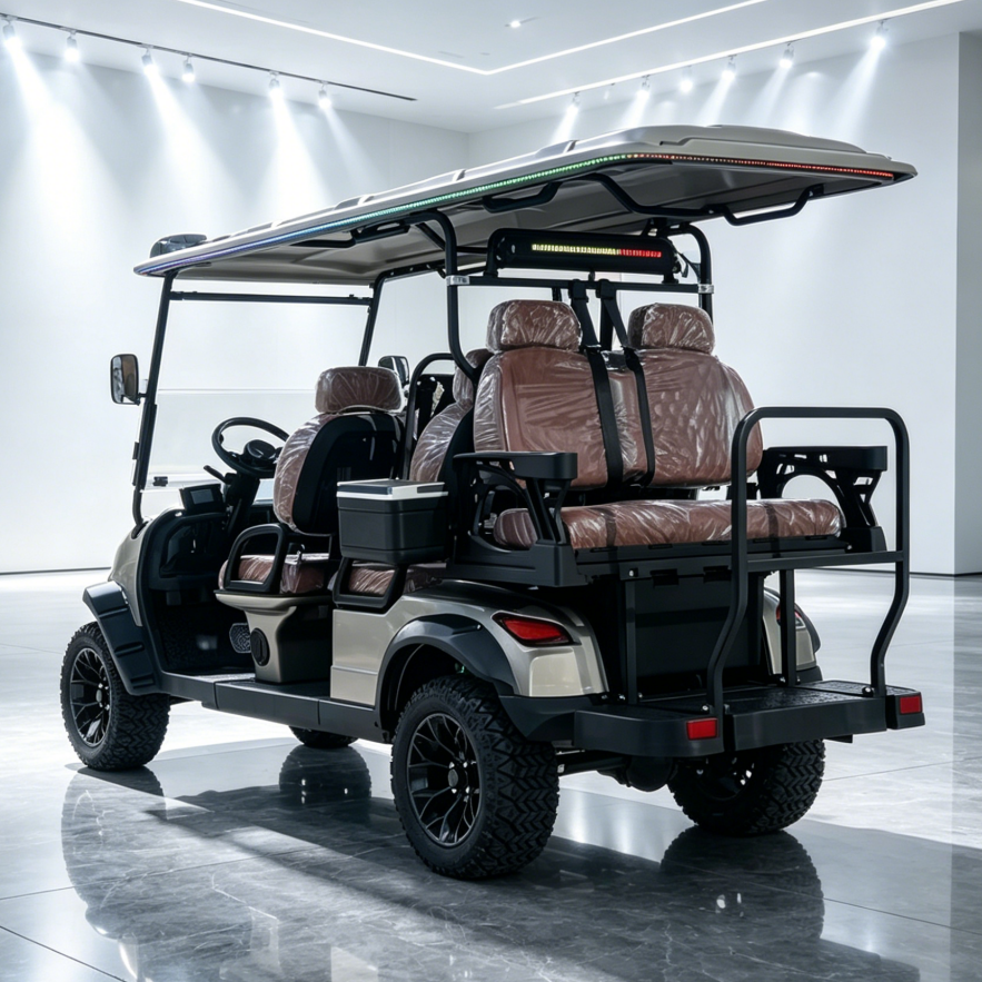 Electric Golf Cart Scene