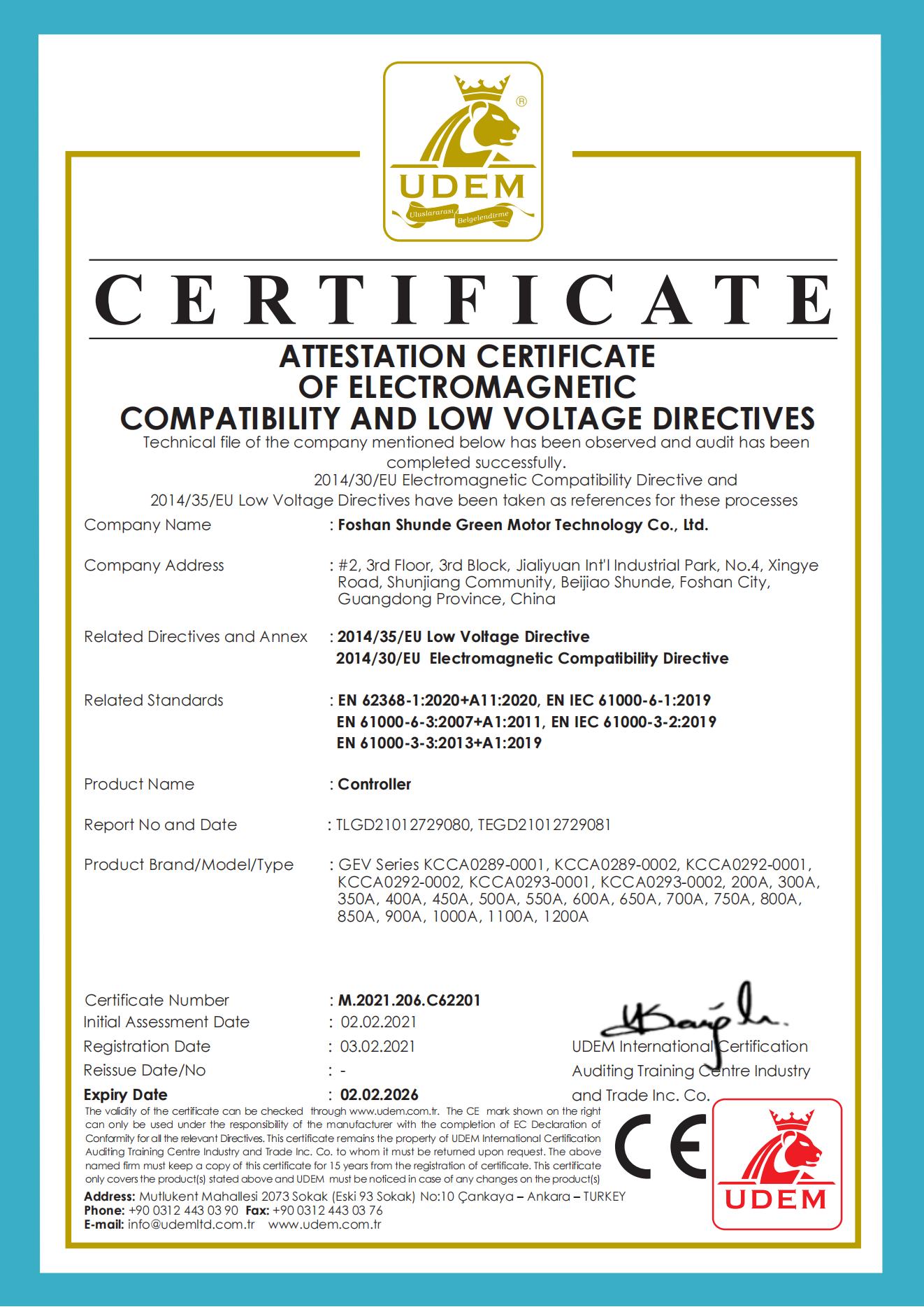 Certification doc 2