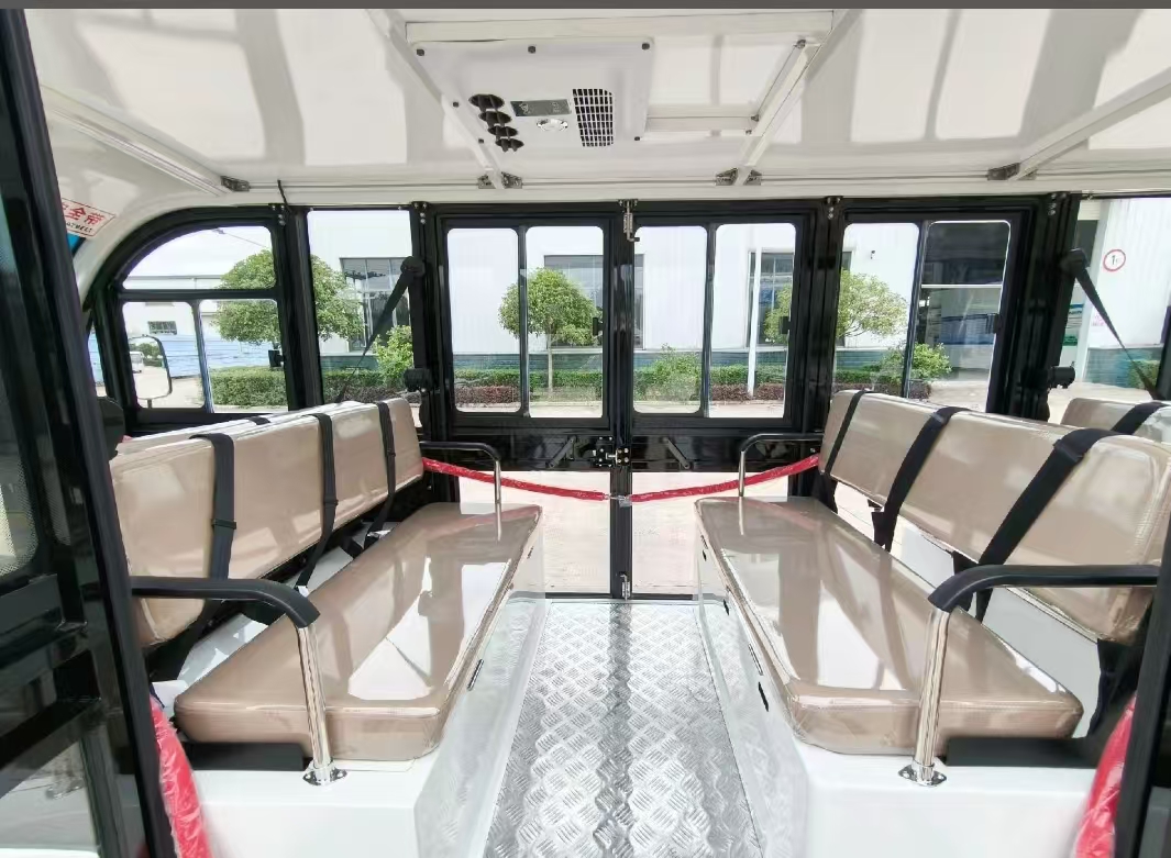 Customizable Solar Power Electric Sightseeing Cart Eco-Friendly Special Transportation Golf Carts