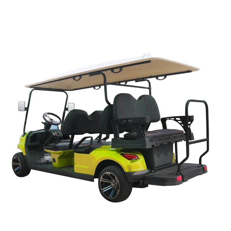 4+2 Golf Cart With 70-90KM Range for Golf Courses and Resorts Spacious Interior Safe Design Cheap Wholesale Price