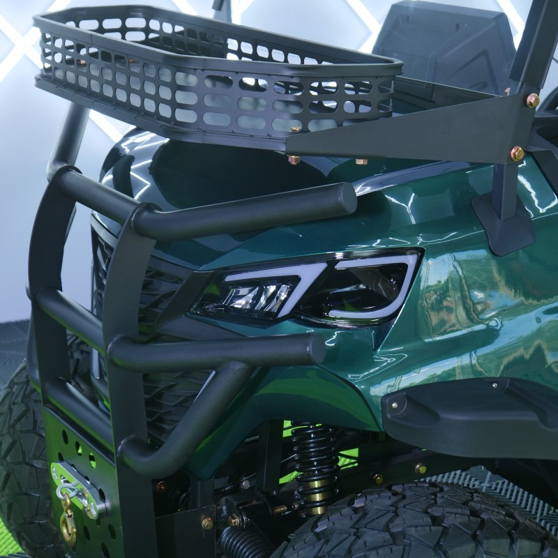 Speed Meets Comfort! 72V Lithium Battery Electric Golf Cart 4+2 Seats 4kw Motor Perfect for Clubs &amp; Sightseeing