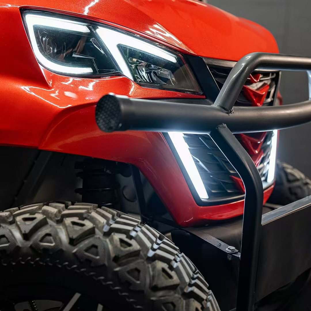 Chinese Road Utility Vehicle Street Legal Electric Golf Cart 2 Seater Lifted 5KW AC Motor 70-90km Range Customize Hunting Club
