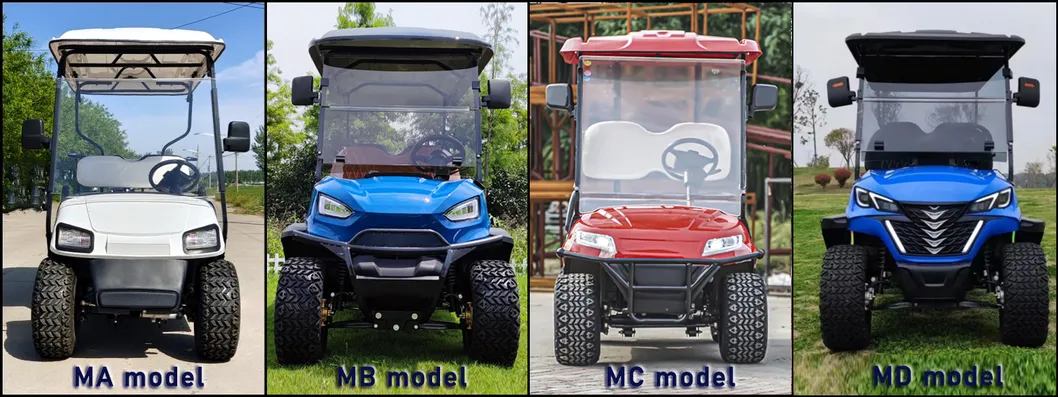 Speed Meets Comfort! 72V Lithium Battery Electric Golf Cart 4+2 Seats 4kw Motor Perfect for Clubs & Sightseeing