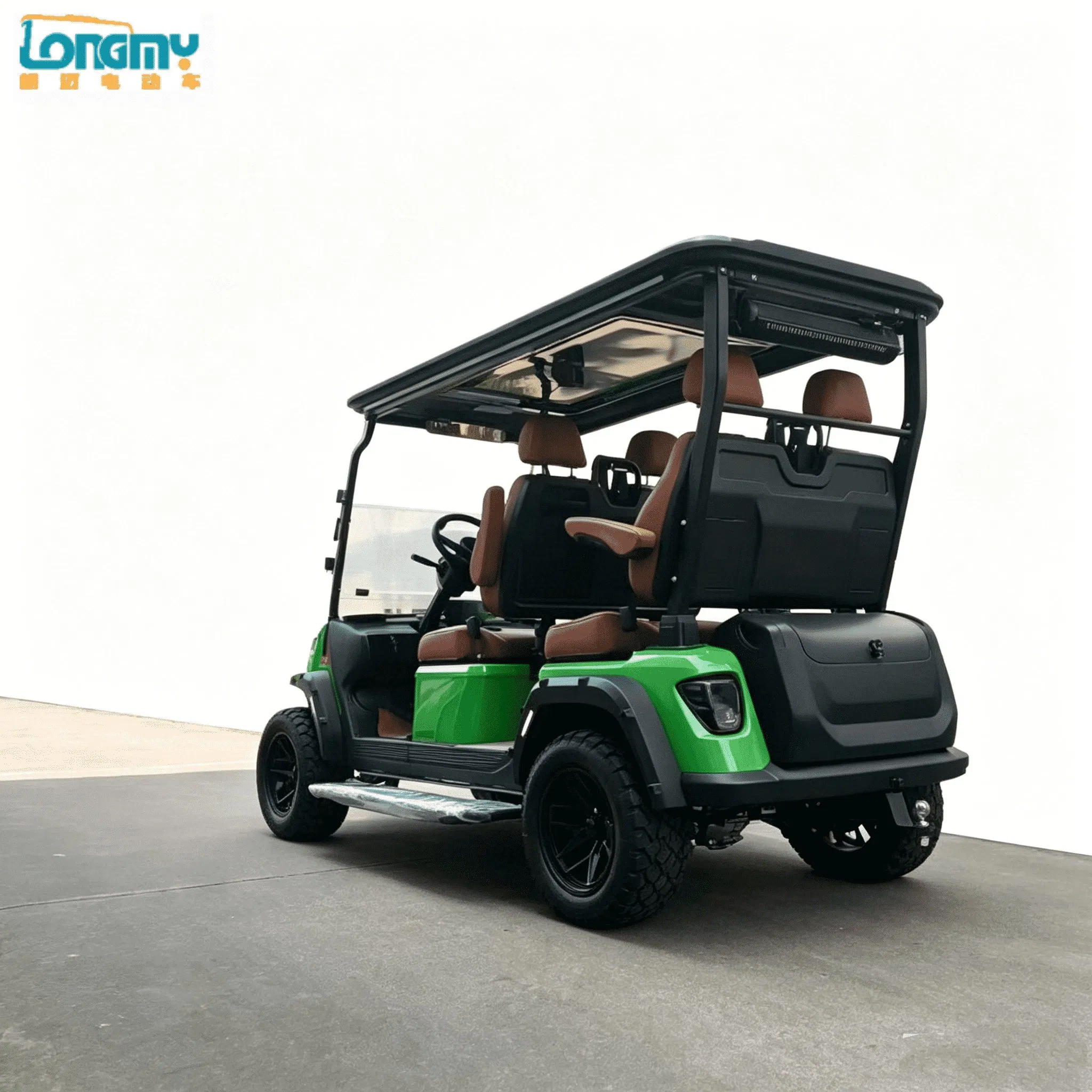 4-Seater Golf Cart with Customizable Colors and Logos