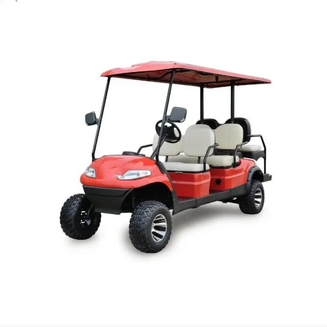 Lithium Golf Cart Electric 6 Seats Buggies with 12 Inch Tire