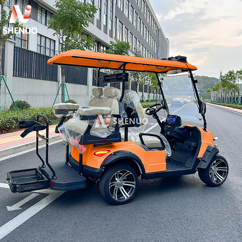 EPA CARB Certified Commercial Powertrain Golf Cart Gasoline Engine 2+2 Seats Golf Cart Gasolina Fo Resort Fleet MobilitySystems