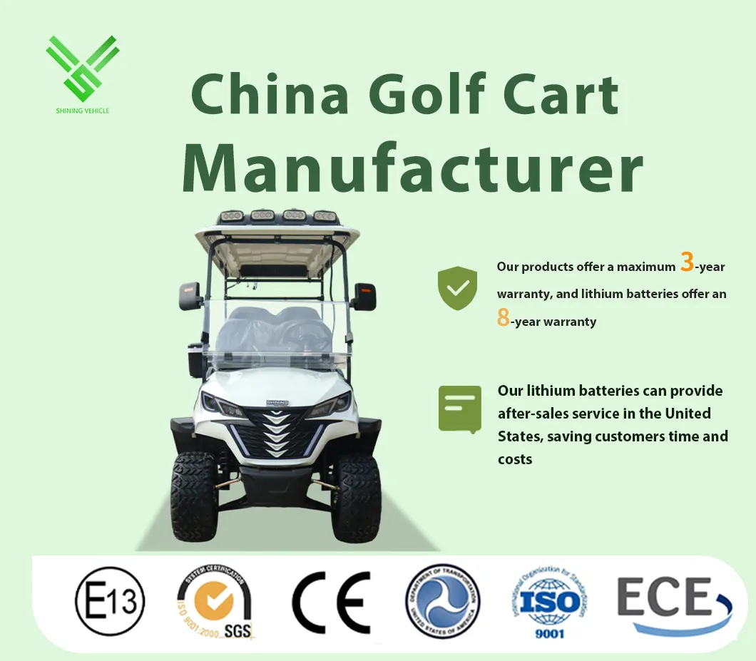 Electric 6 Seater Electric Golf Carts