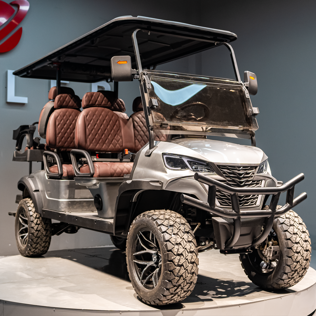 Kepler Off-Road Electric Golf Cart AC Motor Big Tire High Torque LED Lights Waterproof Design 90km Range for Golf Course Rough