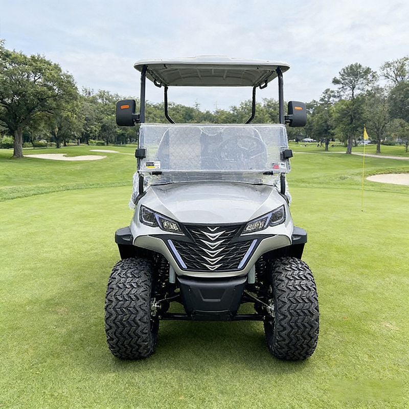 WOLAN Direct Supply Electric 48V-150ah Lithium Battery 5kW AC Motor High Torque 4 Seater Lifted Golf Cart 70-90km Range for Mud