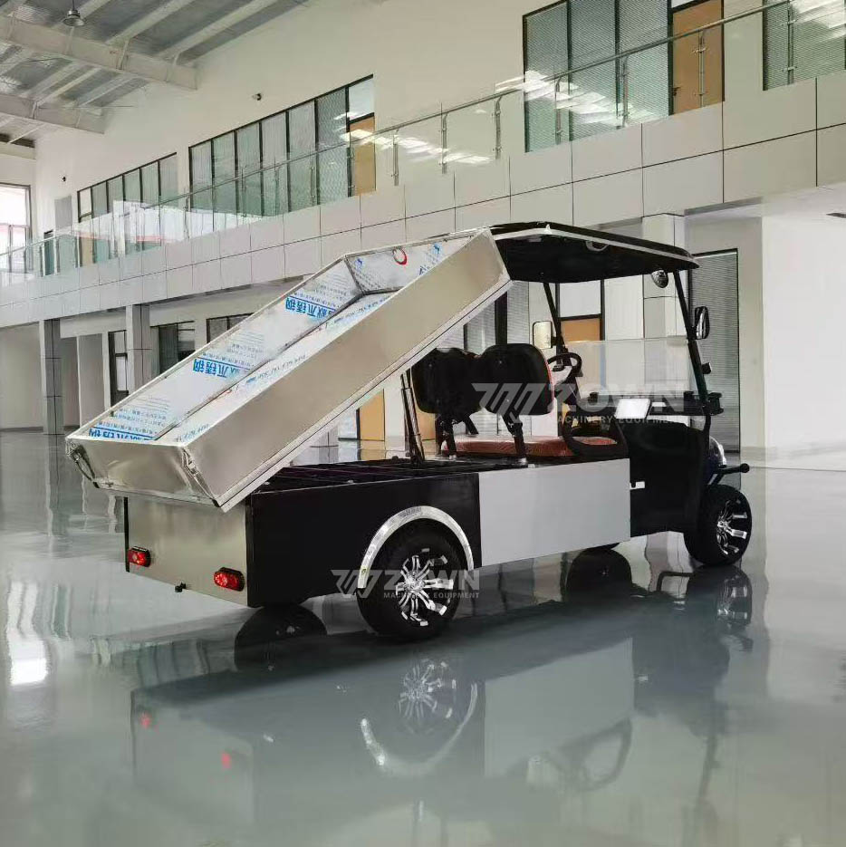 Customized 2 Seater Electric Cargo Golf Cart AC Motor 3/4/5KW Lithium Battery Off-Road Mini Pickup Truck All-Terrain CE Q235B