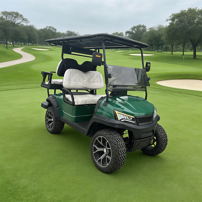 WOLAN Direct Supply Electric 48V-150ah High Torque 4 Seater Lifted Golf Cart Steel Chassis 70-90km Range for Mud Trail Challenge