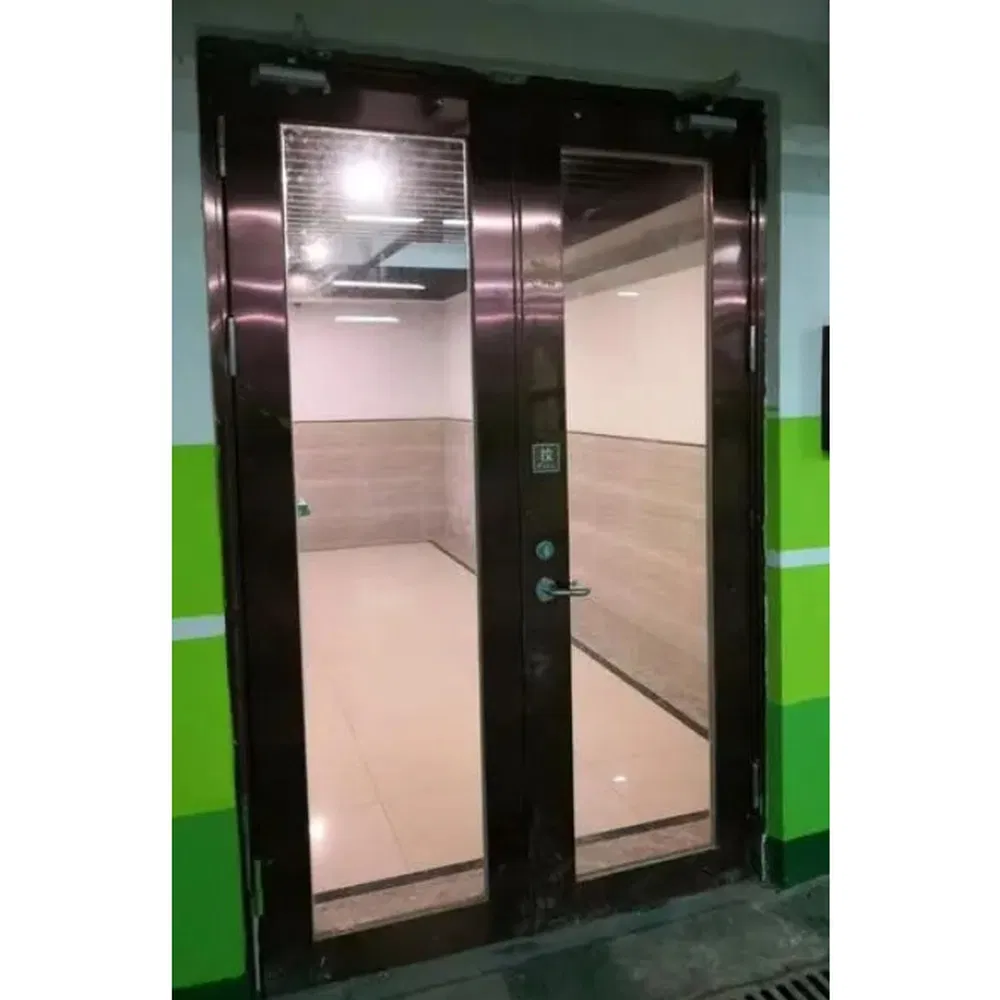 Modern Fireproof Glass Doors Suppliers Fire Rated Glass Door with 90min Rating