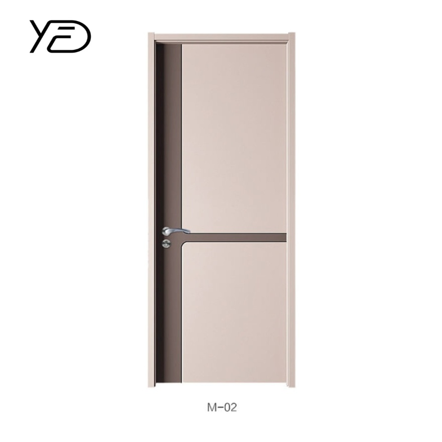 Fire-Rated Thermal Insulation Frame Timber Hotel Fireproof Wooden Door for Interior Modern for Bedroom Kitchen