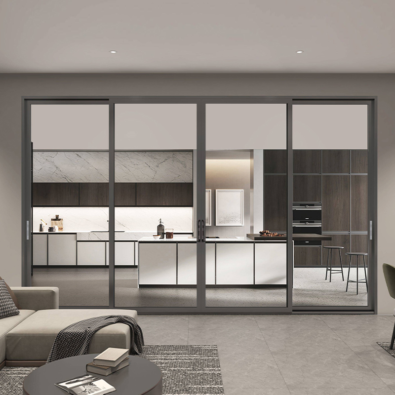 Dubai Hotel Project Aluminum Sliding Door Glass Sliding Door Fire Rated Manufacturer