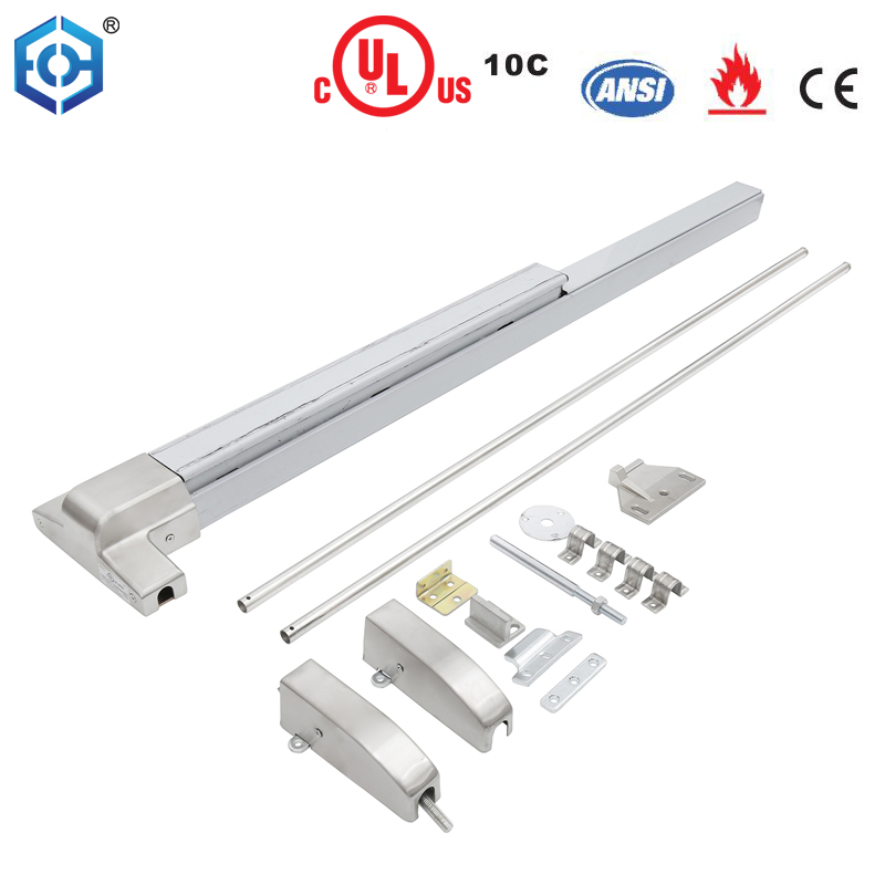 UL Double Escape Commercial Fire Rated Push Touch Bar Panic Exit Device