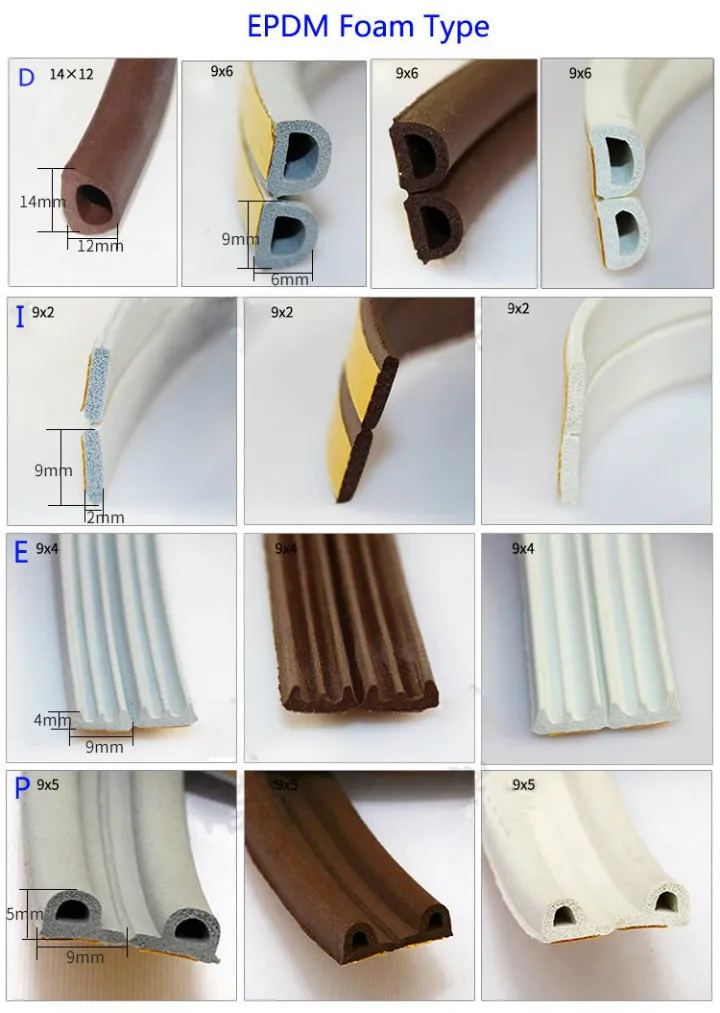 EPDM Rubber Sponge Gasket Sealing Strip