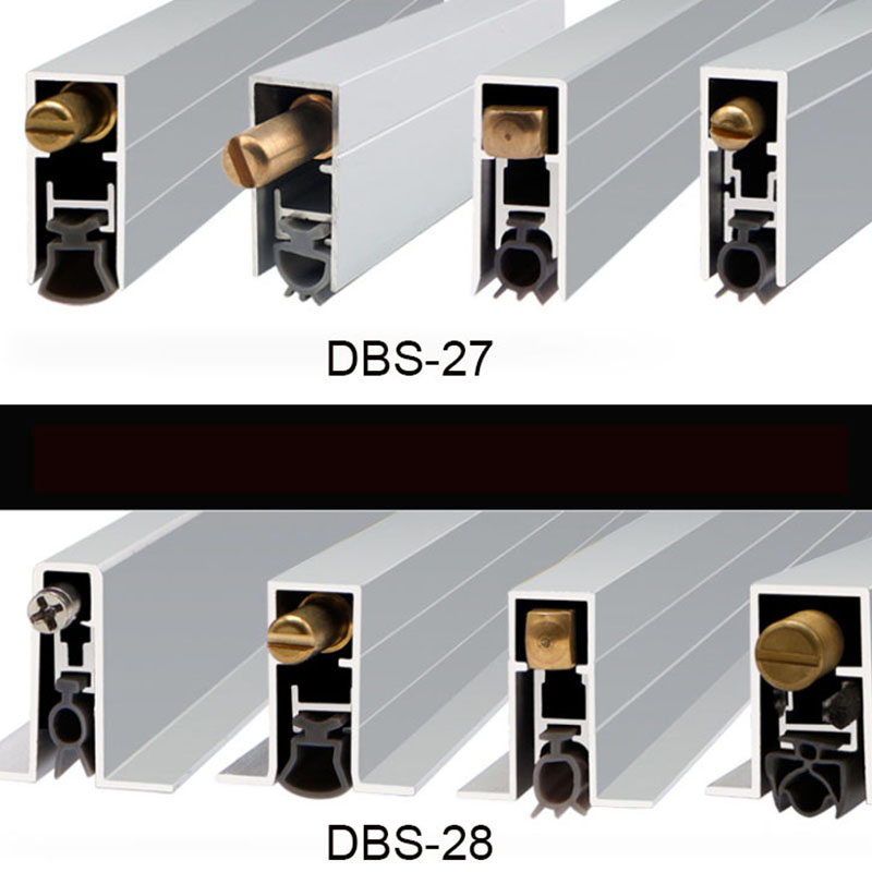 Concise Soundproof Door Draft Seal Acoustic Drop Down Seal/Surface Mounted/Clear Anodized Aluminum/Weatherstripping/Thresholds