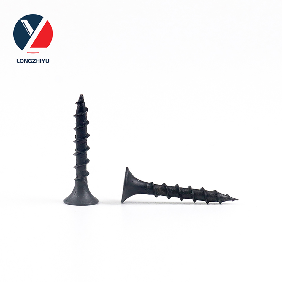 China Screw Fastener Bugle Phillips Head Drywall Screws Fine Thread Black Drywall Screw Factory