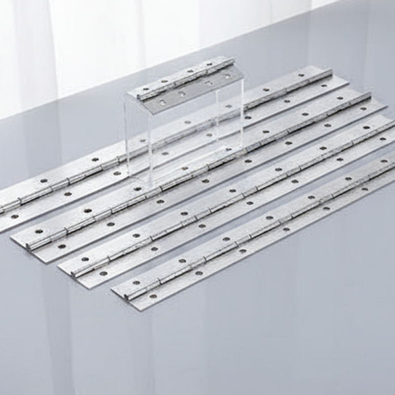 Custom Iron/Stainless Steel Heavy Duty Continuous Long Piano Hinge 1.2*50*2000mm