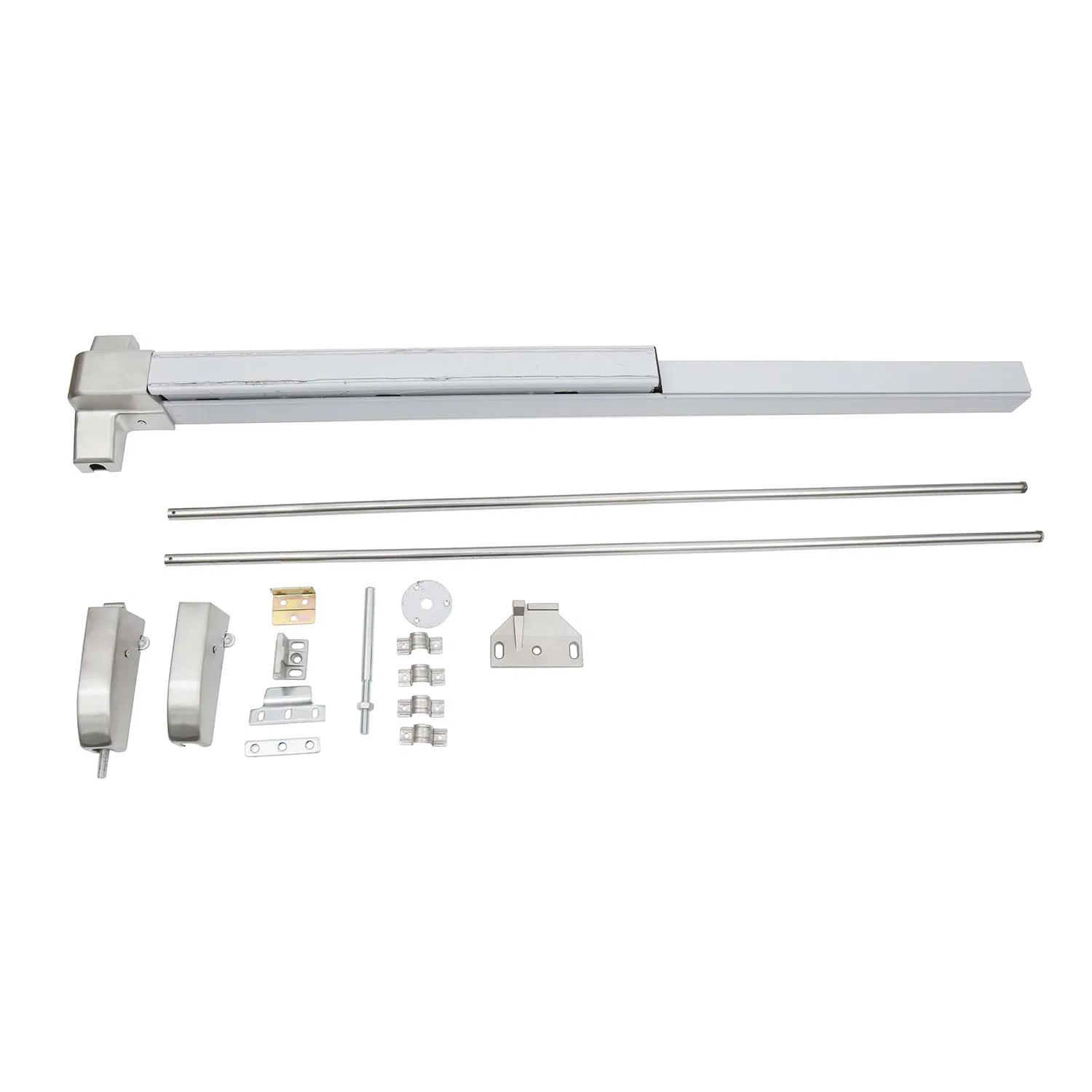 UL Certificate Escape Commercial Door Fire Rated Push Touch Bar Vertical Rod Panic Exit Device