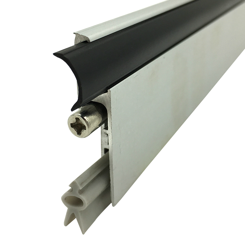 Automatic Door Bottom Seal Heavy Duty Metal Door Sweep with Neoprene Bulb Door Seal