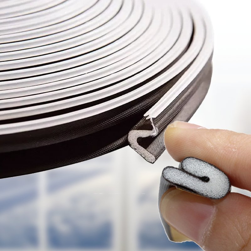 Self Adhesive PU Weatherstrip for Sliding and Entry Wooden Doors