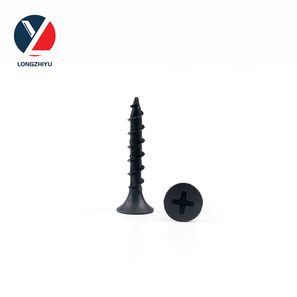 China Screw Fastener Bugle Phillips Head Drywall Screws Fine Thread Black Drywall Screw Factory