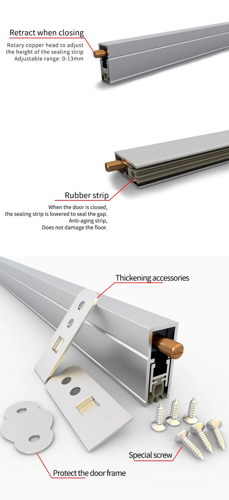Automatic Door Bottom Seal Detail 5