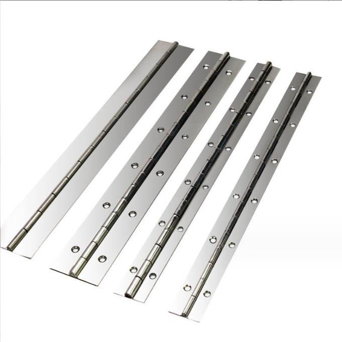 Custom Iron/Stainless Steel Heavy Duty Continuous Long Piano Hinge 1.2*50*2000mm