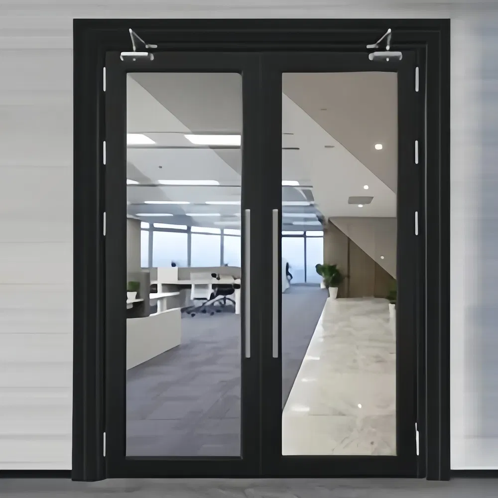 Modern Fireproof Glass Doors Suppliers Fire Rated Glass Door with 90min Rating