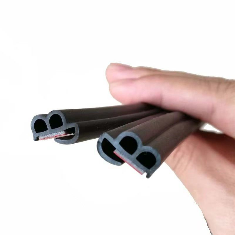 Self-Adhesive Upgraded B Shape Door Weather Stripping Door Seal Strip Rubber Car Door Seal