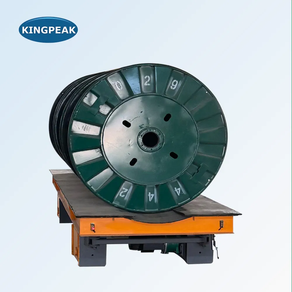 Efficient Steel Coil Transfer Cart with V-Shaped Battery Power