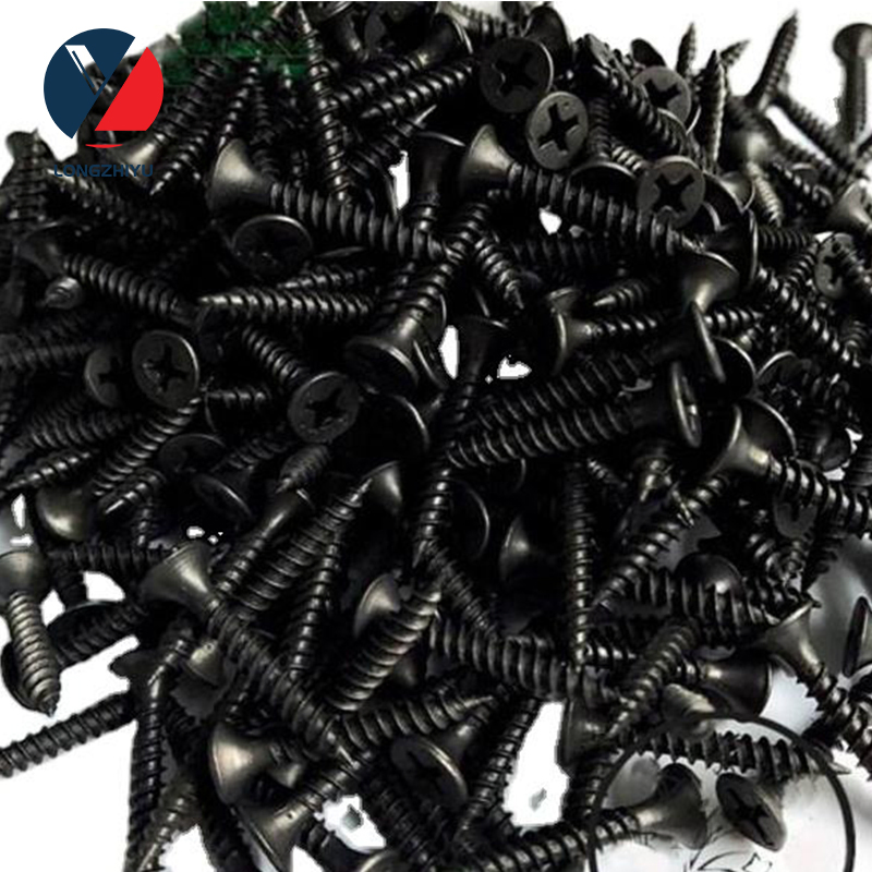 Fasteners Screws Carbon Steel Hardened Bugle Black Phosphating Roofing Drywall Screw