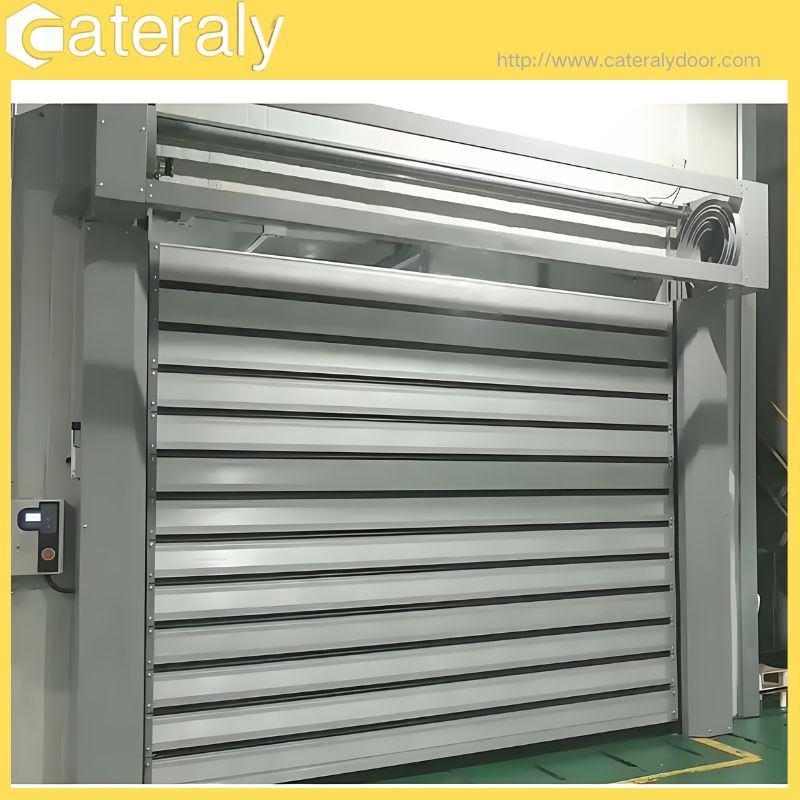 Insulated Rapid Closing Door with Thermal Shutter for Warehouses Rolling Shutter