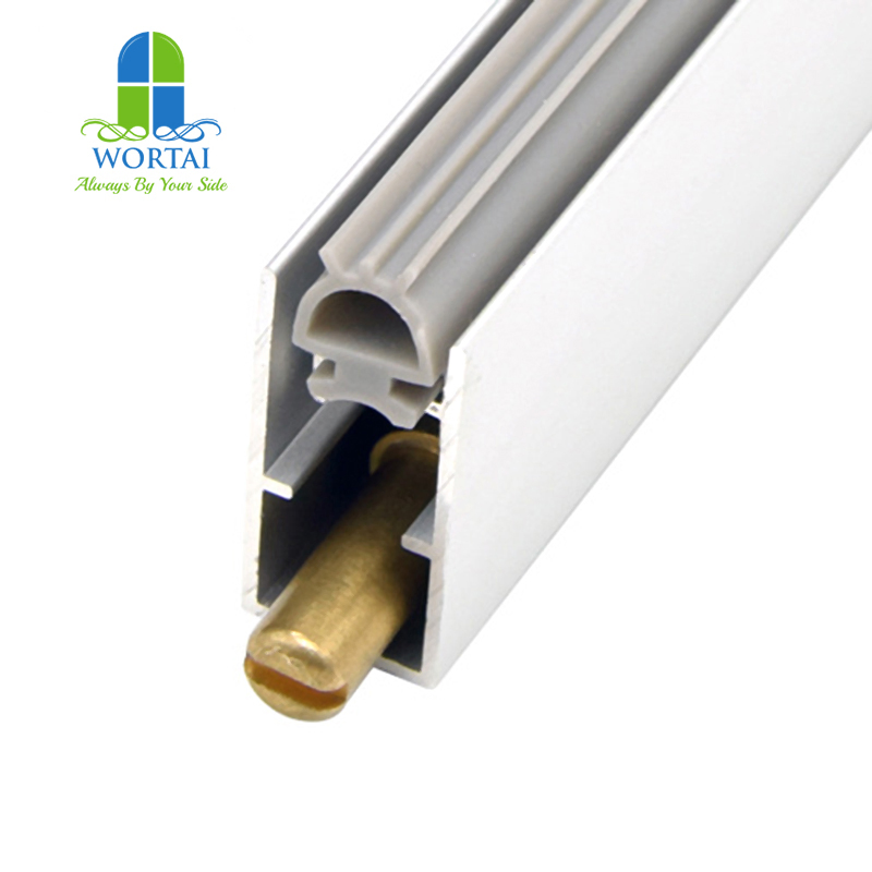 Premium Wooden Door Aluminium Automatic Drop Down Seal Sweep