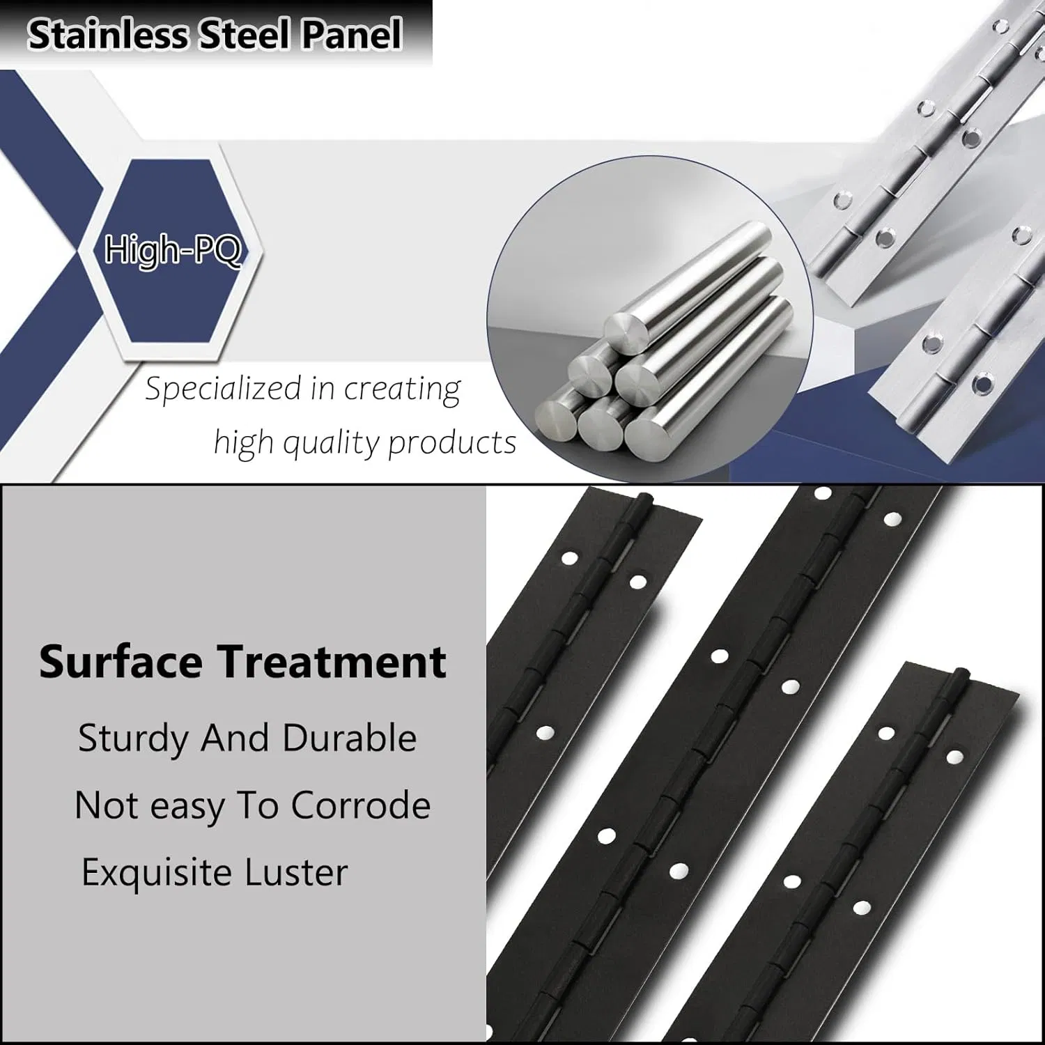 Heavy-Duty Piano Hinges 3