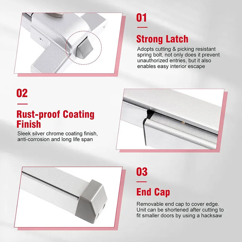 Emergency Escape Push Bar