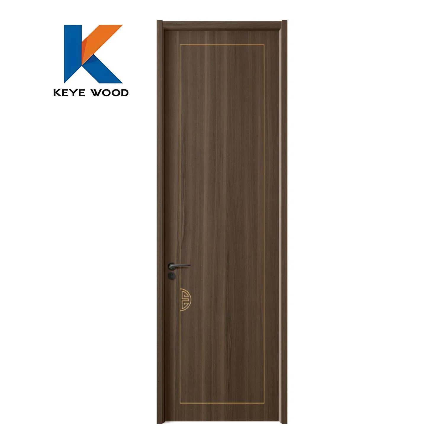 Fire Rated Walnut Wooden/Flush/Front Entrance Main/Melamine Interior Wood Door